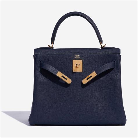 Hermes Kelly 28 Bleu Nuit 